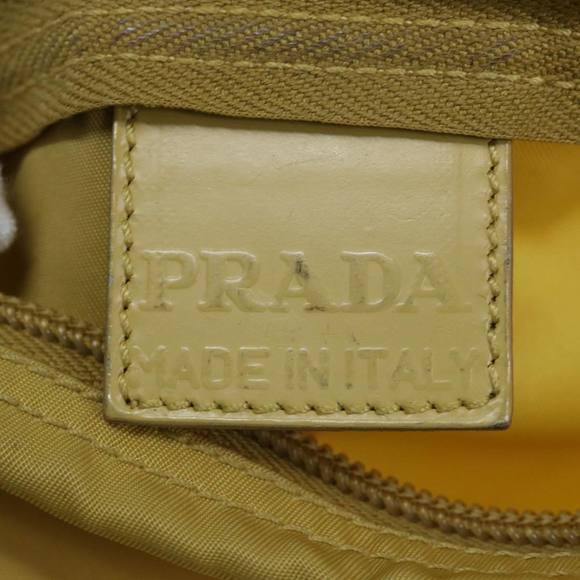 PRADA Pouch Nylon Yellow Auth 63628 - Picture 10 of 16